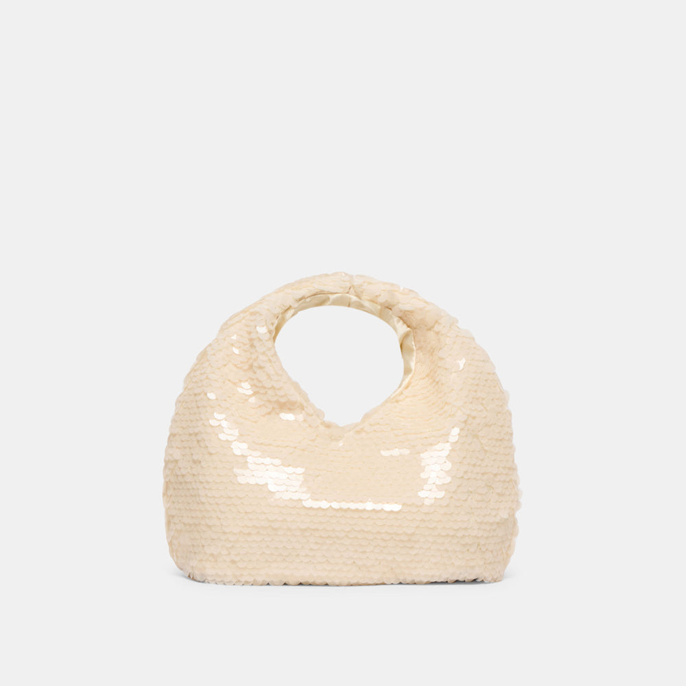 Dahlia Sequin Ivory Sequin Handbag | Dolce Vita Women