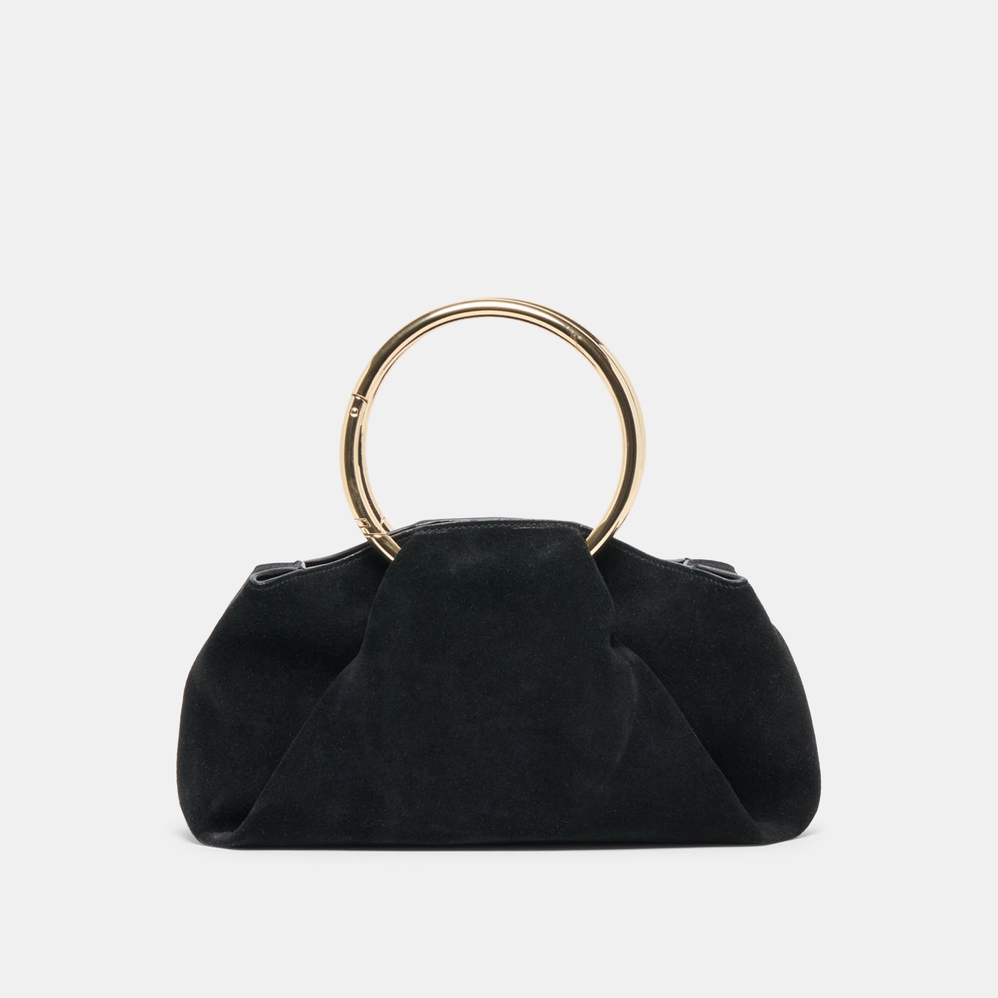 Channing Black Suede Handbag | Women Dolce Vita