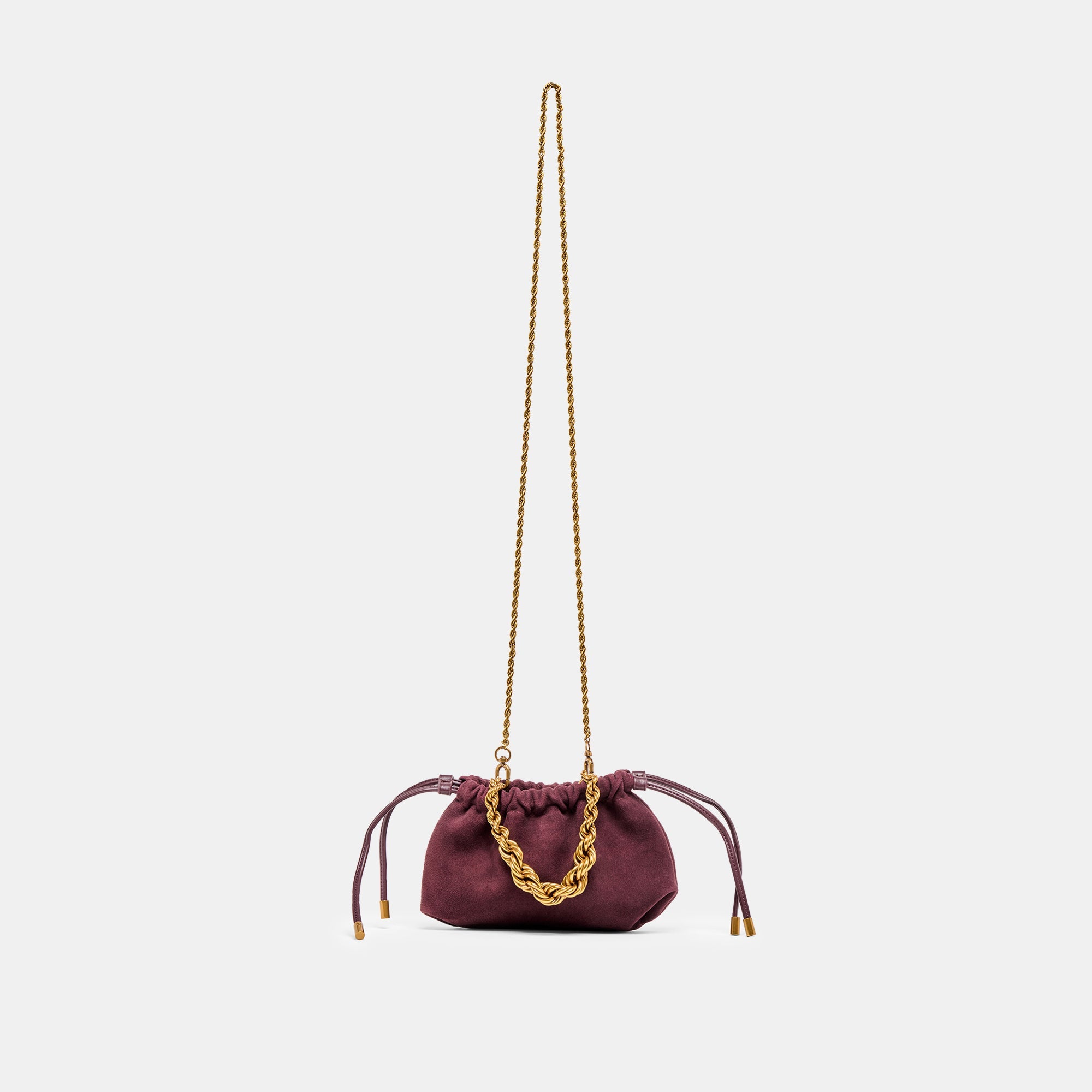 Cleo Burgundy Suede Crossbody | Dolce Vita Women