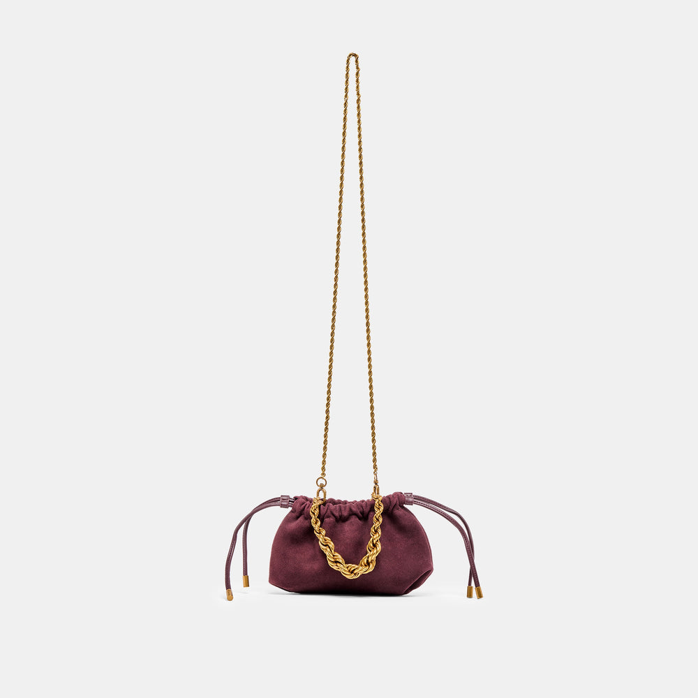 Cleo Burgundy Suede Crossbody | Dolce Vita Women