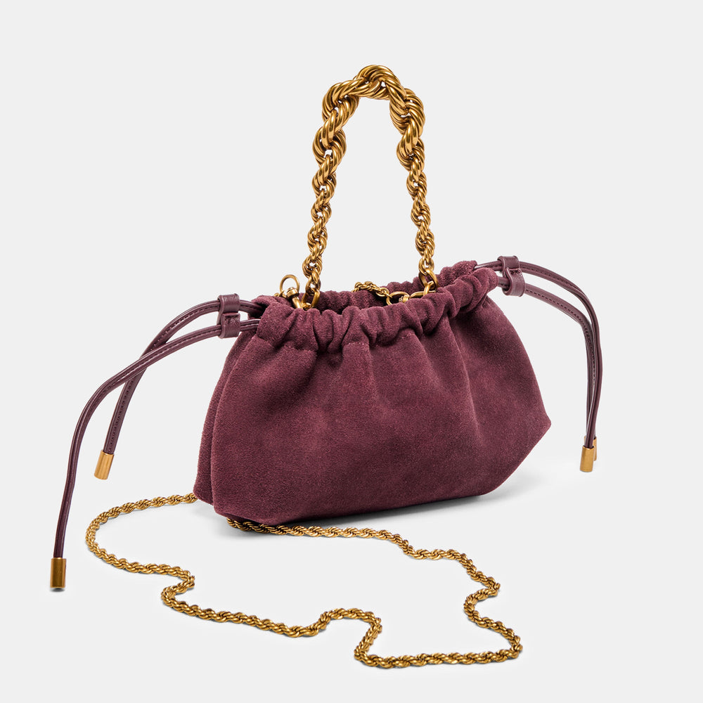 Cleo Burgundy Suede Crossbody | Dolce Vita Women