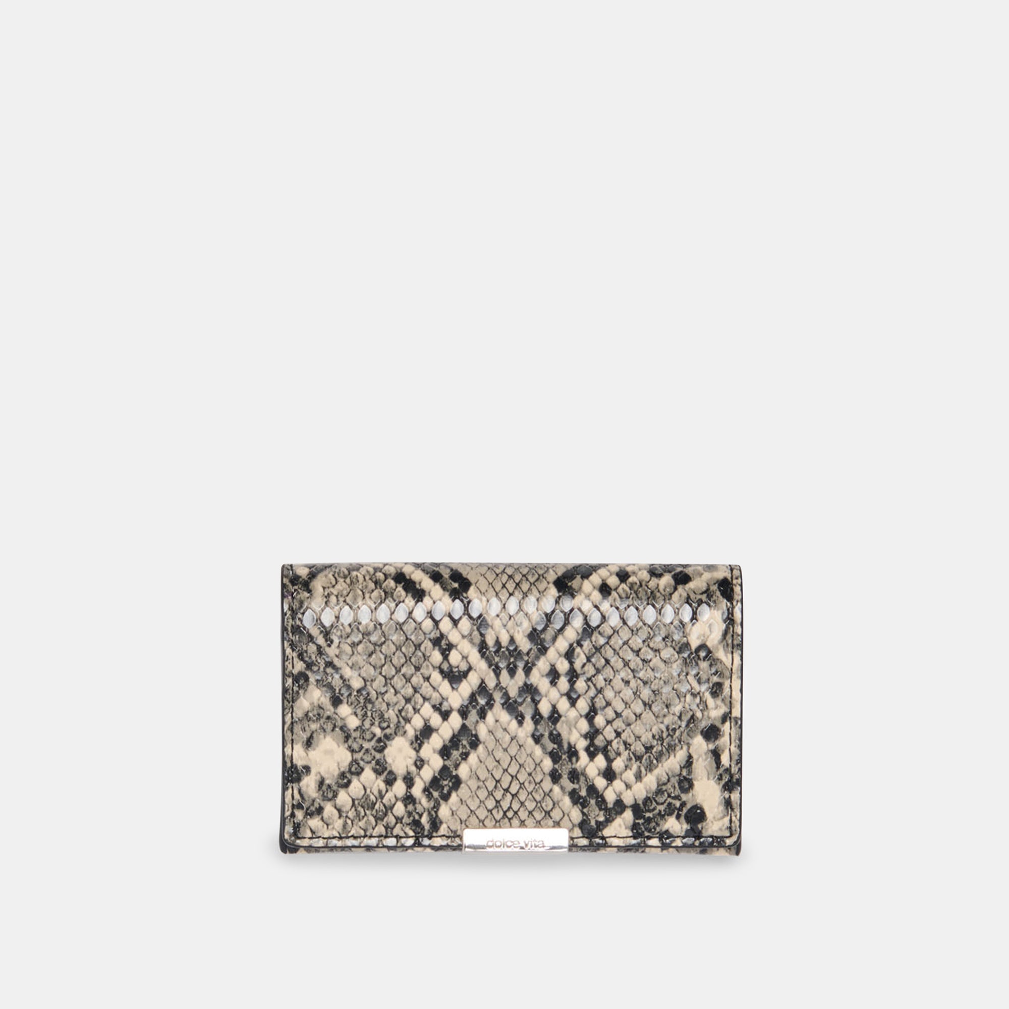 Mini-Me Black White Snake Stella Wallet | Dolce Vita Women