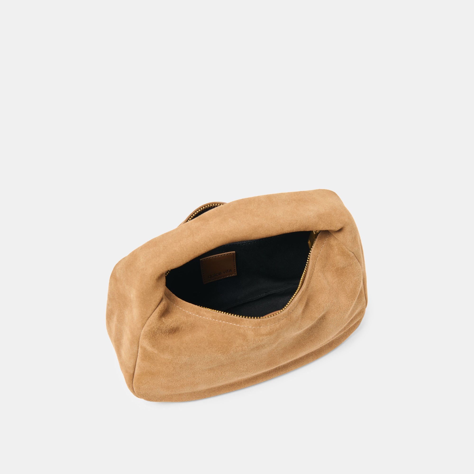 Frankie Brown Suede Handbag | Women Dolce Vita
