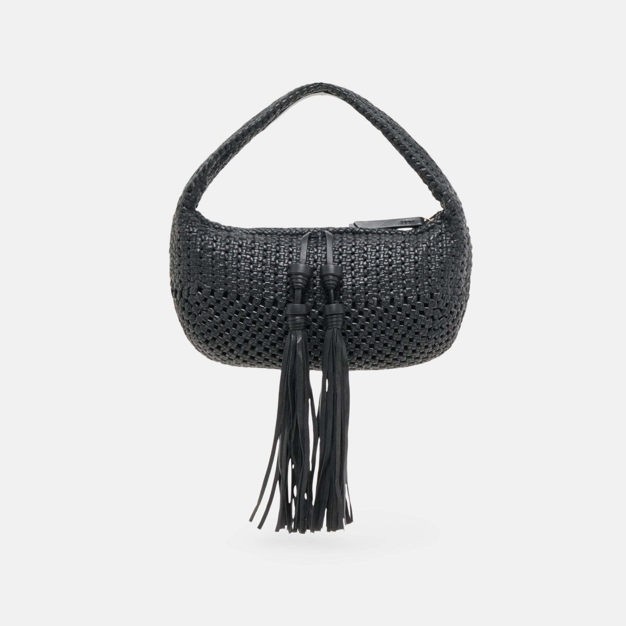 Zenia Black Leather Handbag | Women Dolce Vita