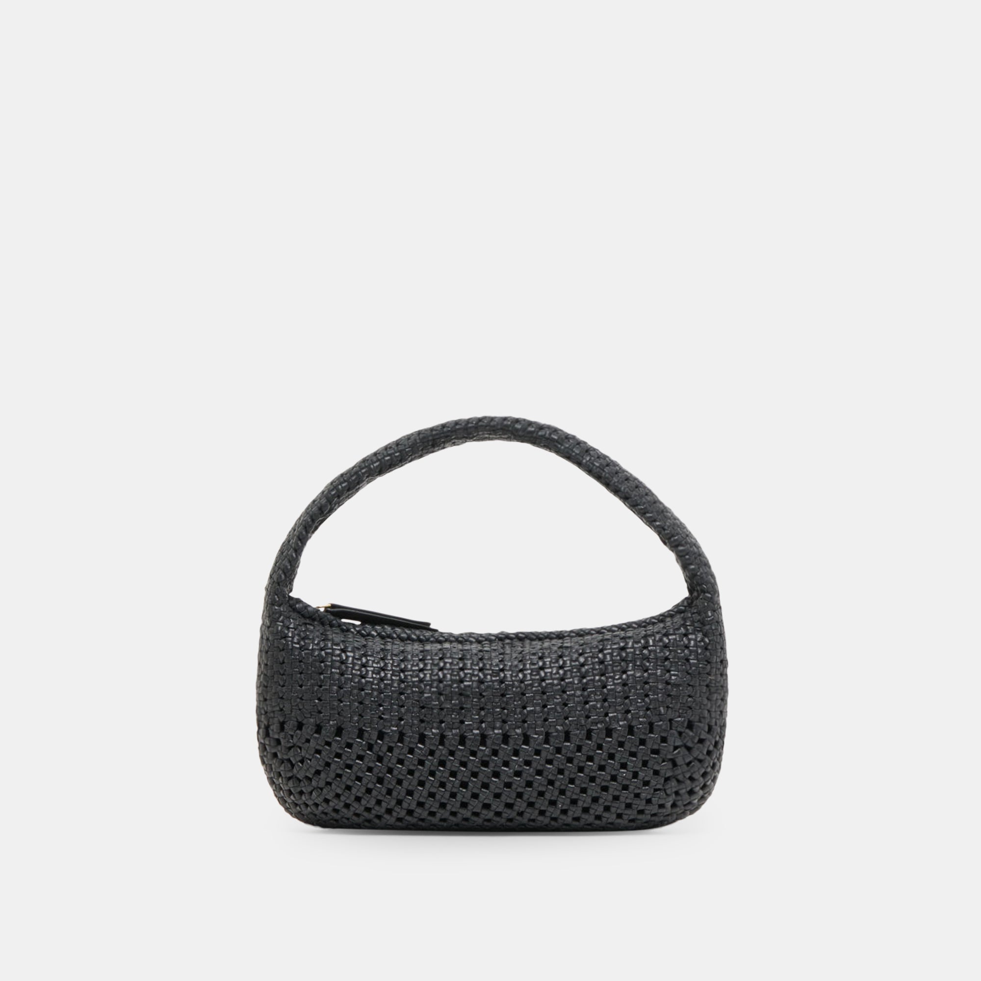 Zenia Black Leather Handbag | Women Dolce Vita