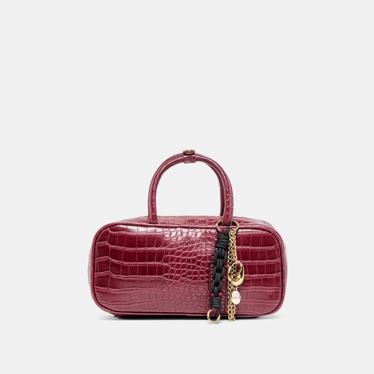 Flyn Burgundy Croco Stella Handbag | Women Dolce Vita