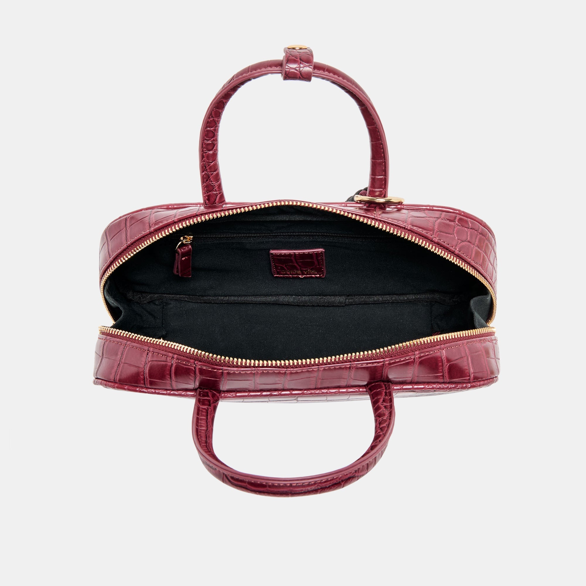 Flyn Burgundy Croco Stella Handbag | Women Dolce Vita