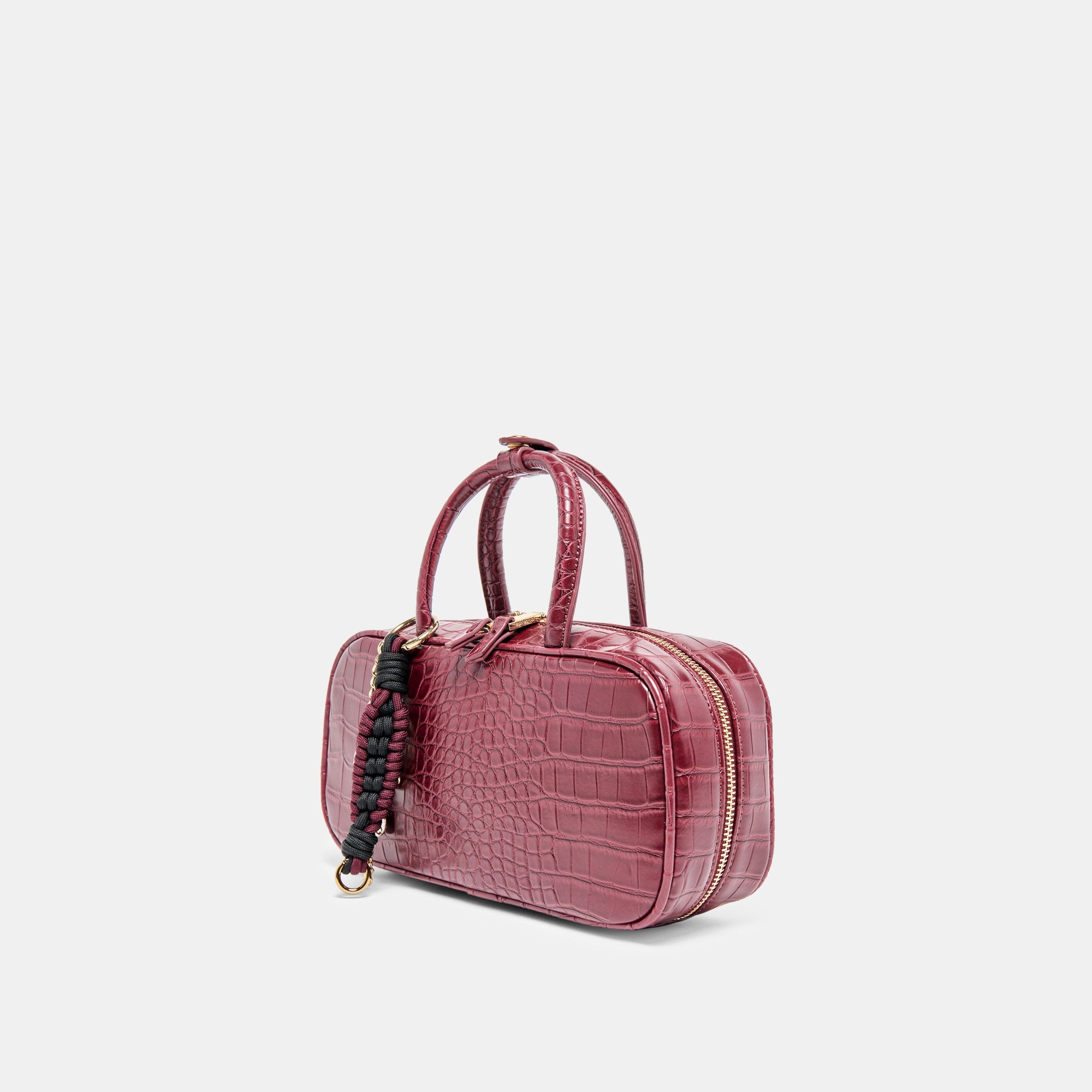Flyn Burgundy Croco Stella Handbag | Women Dolce Vita