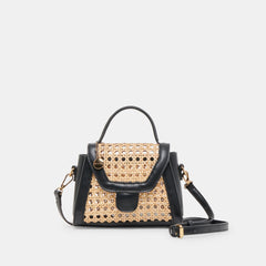TROPEZ CROSSBODY BLACK NATURAL CANE | Dolce Vita Women