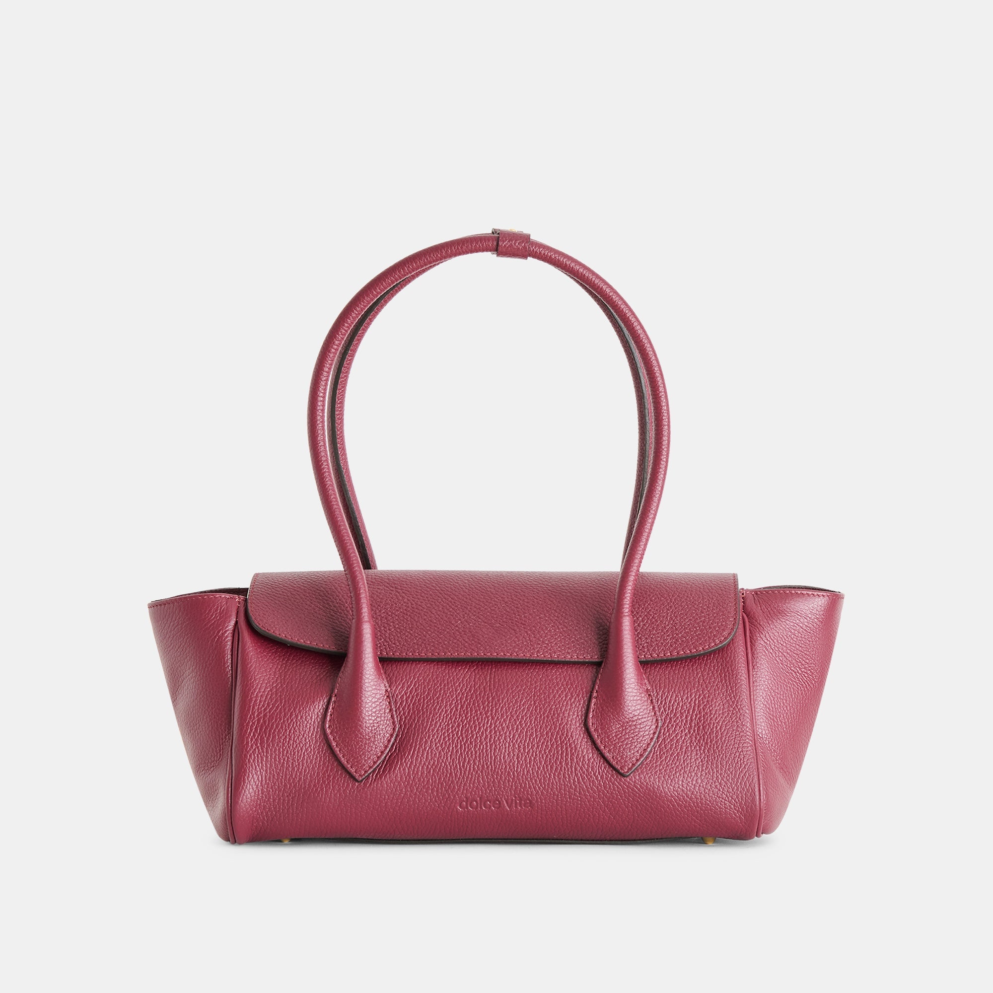 IRENE SHOULDER BAG BORDEAUX LEATHER | Dolce Vita Women