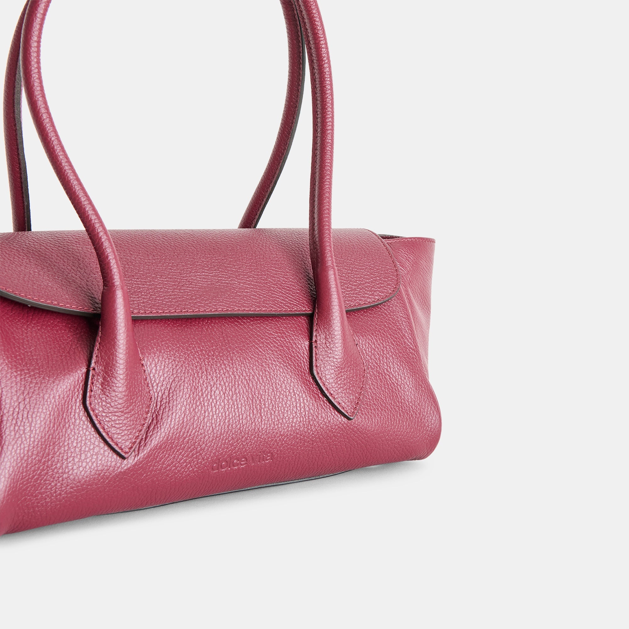 IRENE SHOULDER BAG BORDEAUX LEATHER | Dolce Vita Women