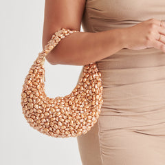 PEARLA SHOULDER BAG GOLD FAUX PEARL | Dolce Vita Women