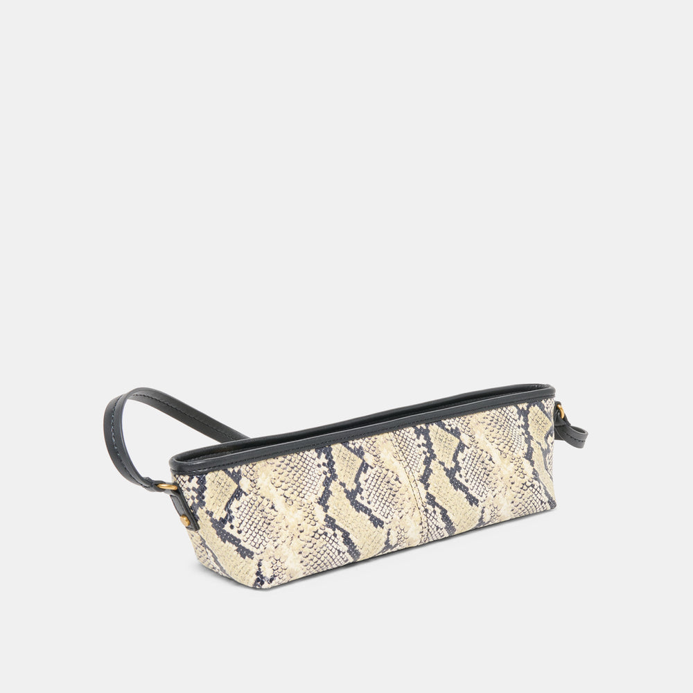 Savaii Black White Snake Stella Shoulder Bag | Women Dolce Vita