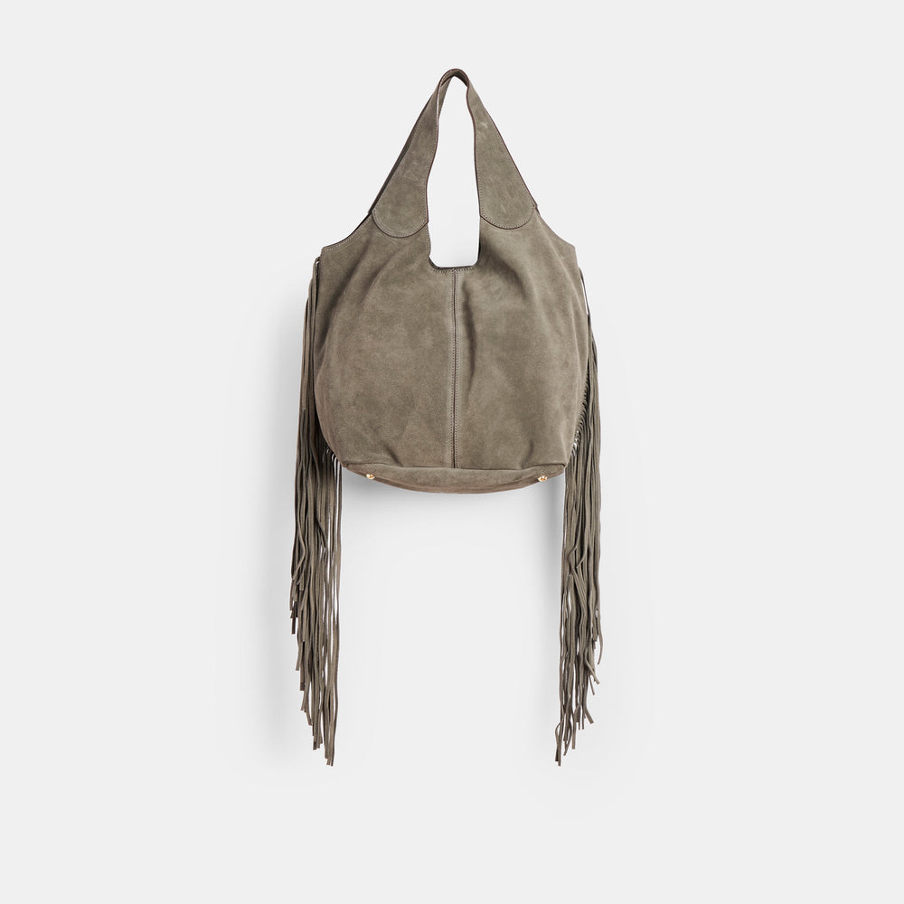 Nakoma Olive Suede Shoulder Bag | Women Dolce Vita