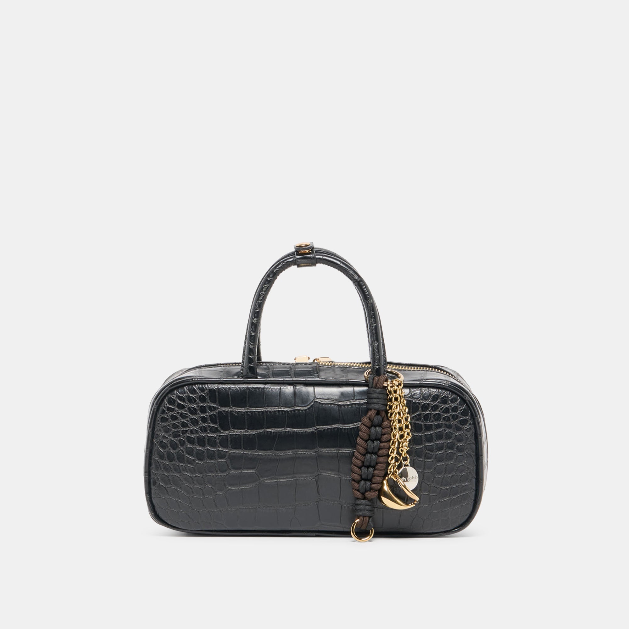 Flyn Black Croco Stella Handbag | Dolce Vita Women