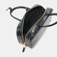 Flyn Black Croco Stella Handbag | Dolce Vita Women
