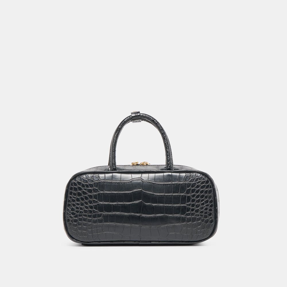 Flyn Black Croco Stella Handbag | Dolce Vita Women