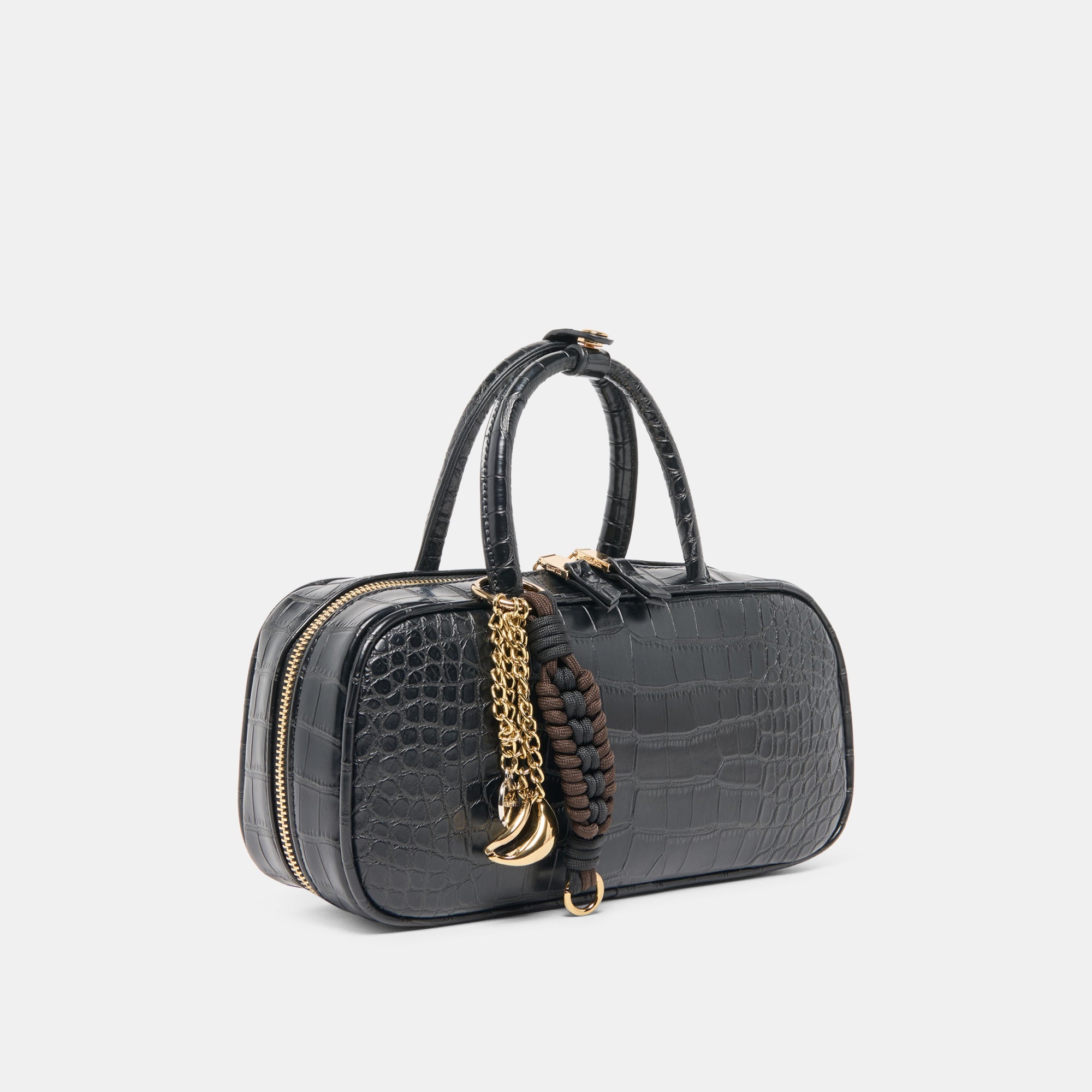 Flyn Black Croco Stella Handbag | Dolce Vita Women
