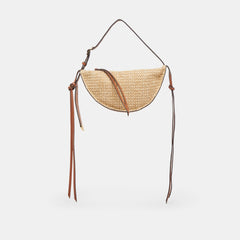 MONACO SHOULDER BAG NATURAL RAFFIA | Women Dolce Vita