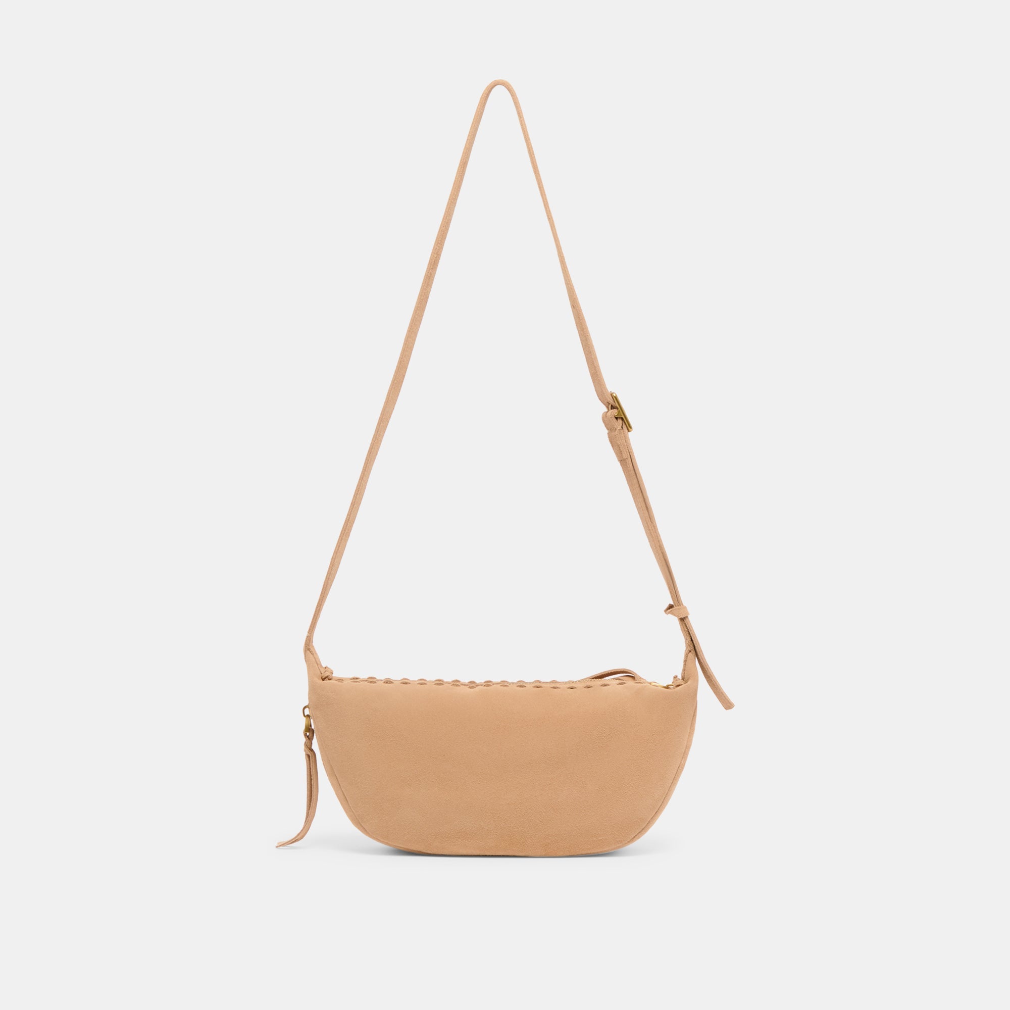 Lipari Beige Suede Crossbody | Dolce Vita Women