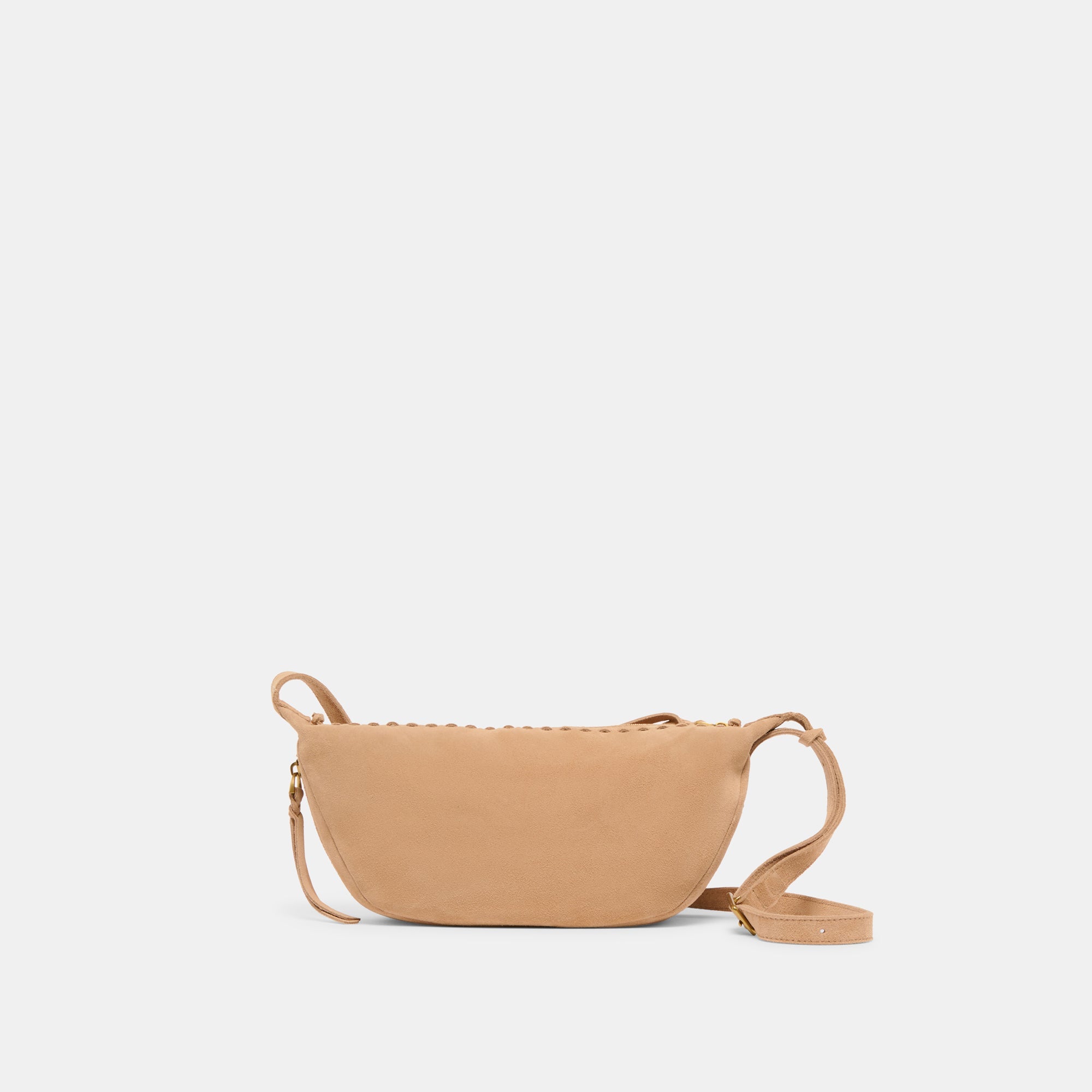 Lipari Beige Suede Crossbody | Dolce Vita Women