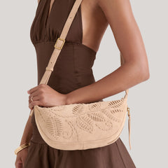Lipari Beige Suede Crossbody | Dolce Vita Women