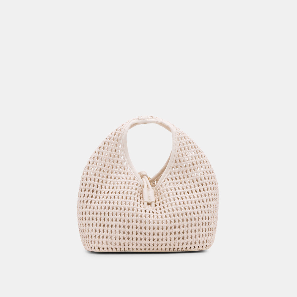 Dahlia Ivory Stella Woven Handbag | Dolce Vita Women
