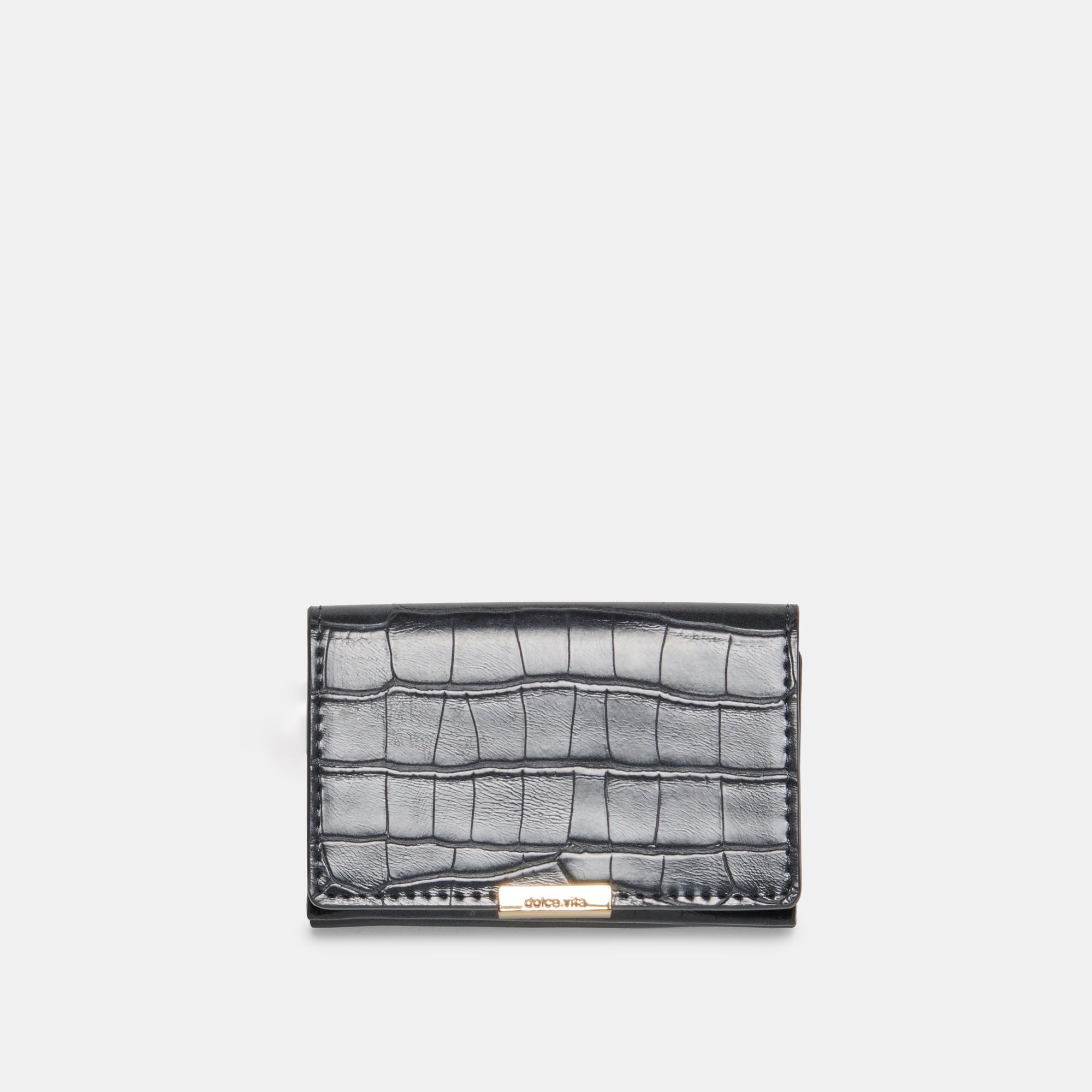 Mini-Me Grey Croco Stella Wallet | Dolce Vita Women