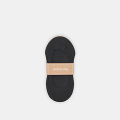 NO SHOW SOCKS 5 PACK TAN BLACK | Dolce Vita Women