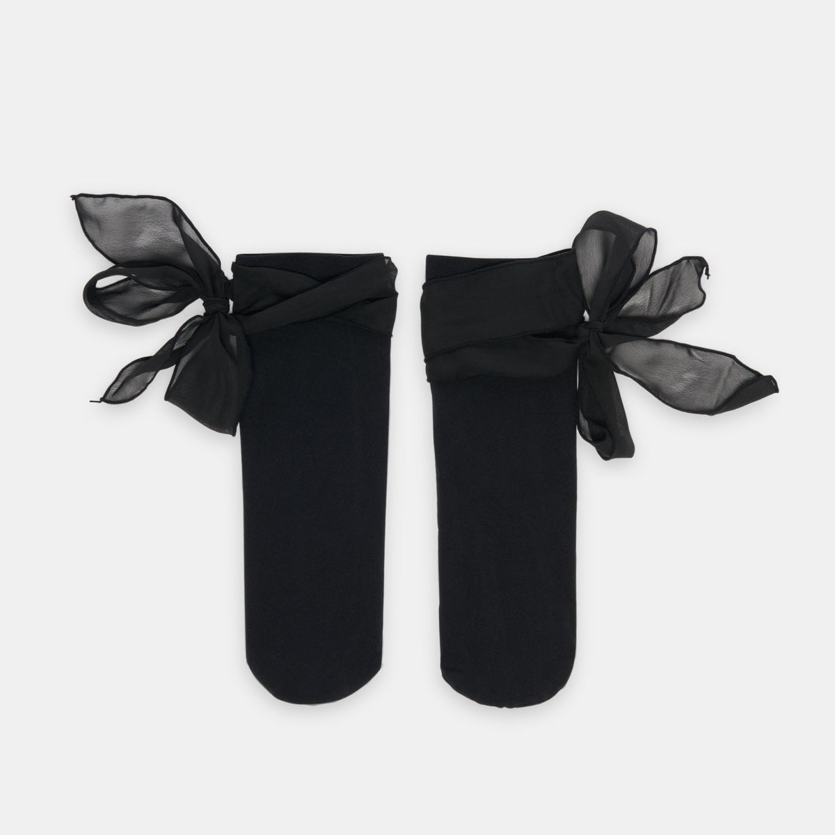 Tie Bow Black Anklet Socks | Dolce Vita Women