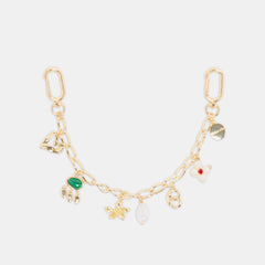 Pearl Gold Chain Bag Charm | Women Dolce Vita