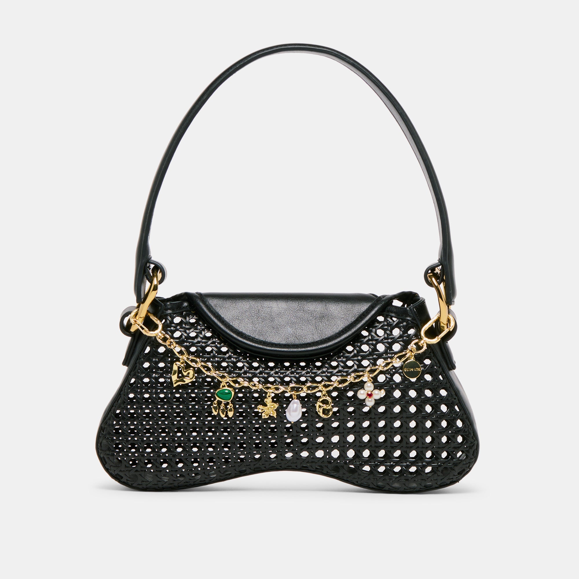 Pearl Gold Chain Bag Charm | Women Dolce Vita
