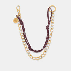 Rope + Chain Burgundy Multi Bag Charm | Dolce Vita Women