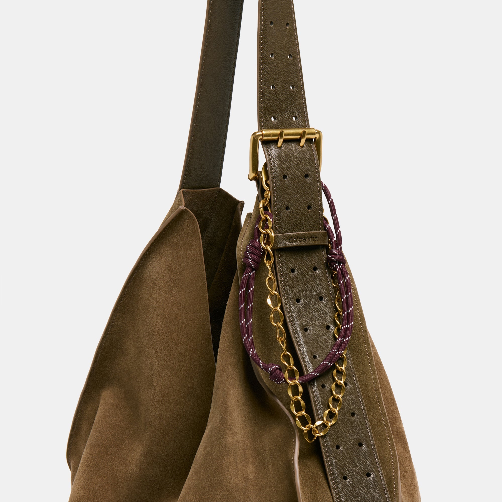 Rope + Chain Burgundy Multi Bag Charm | Dolce Vita Women