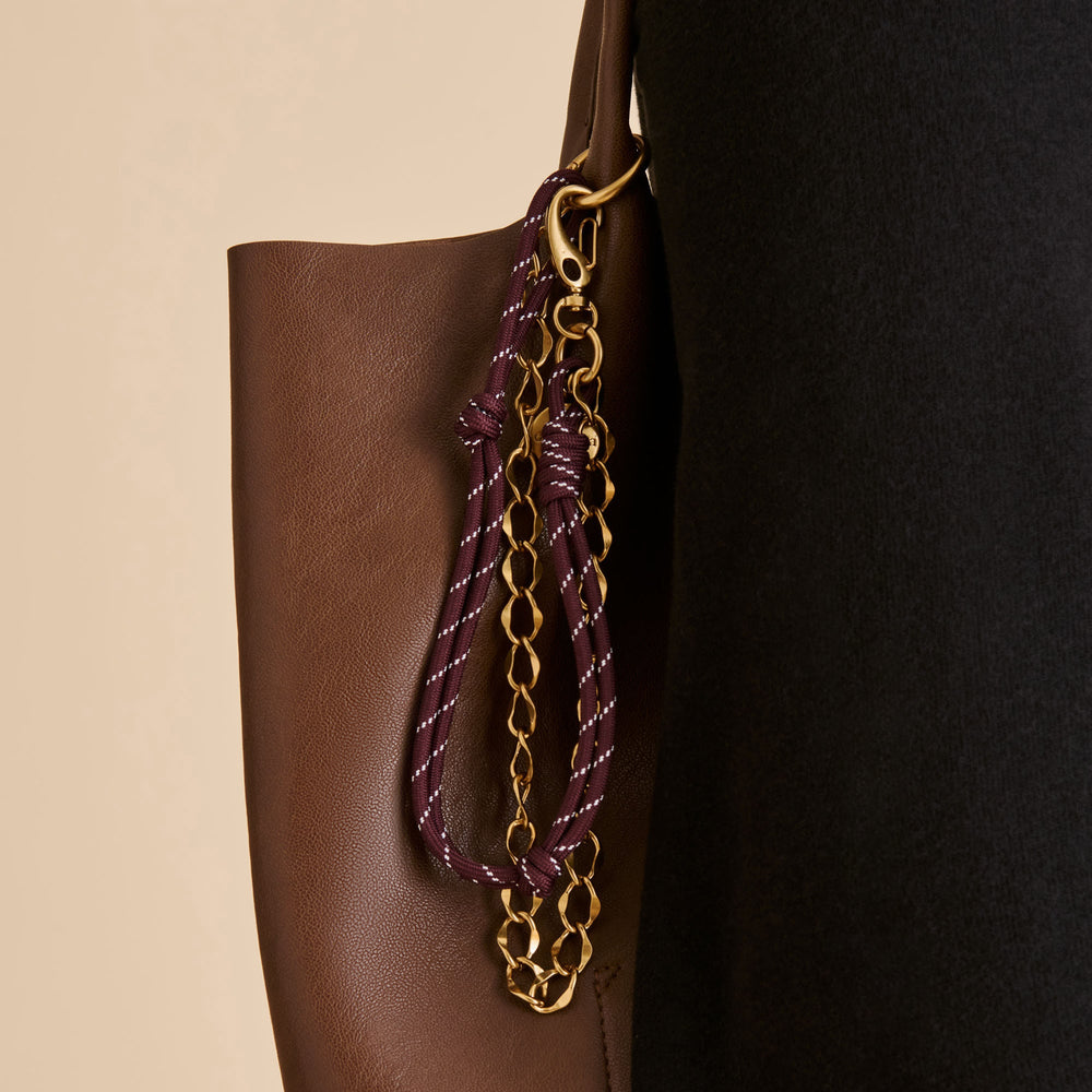 Rope + Chain Burgundy Multi Bag Charm | Dolce Vita Women