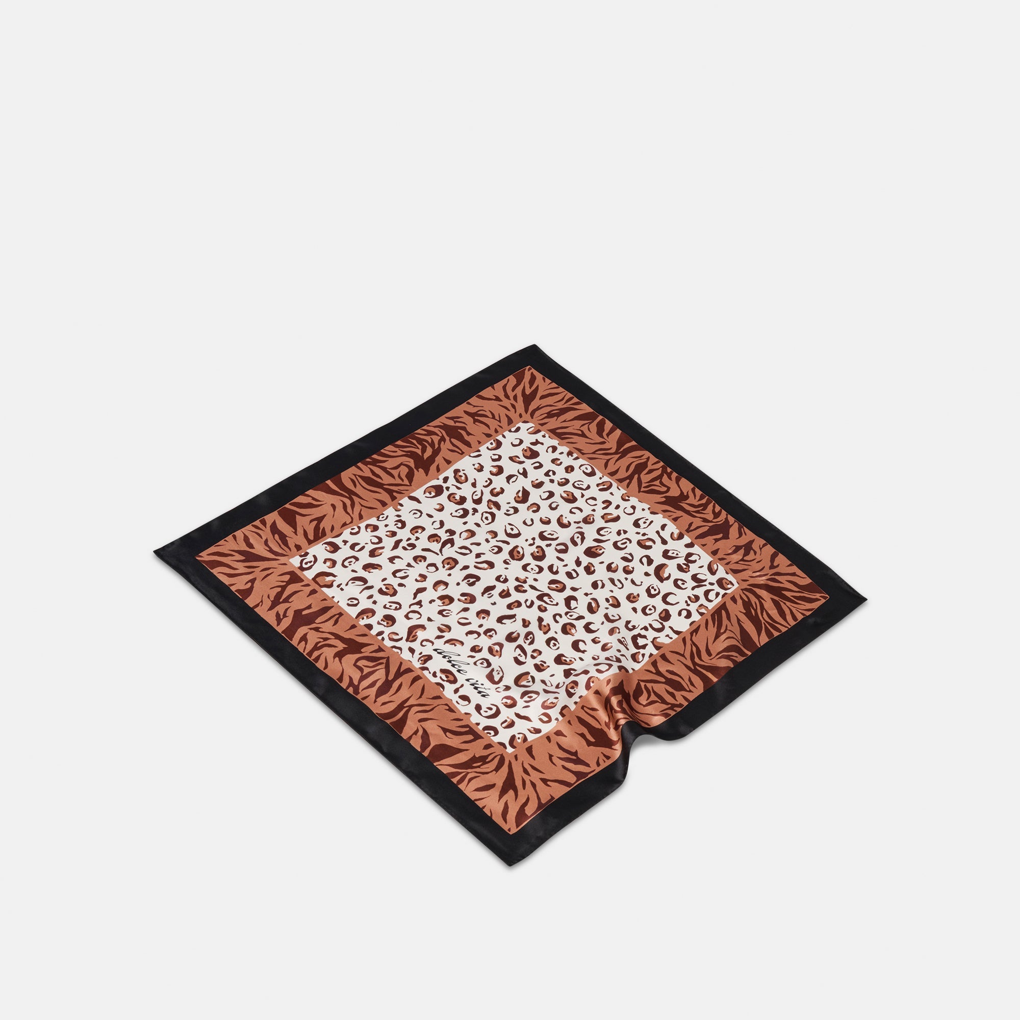 Animal Print Brown Multi Silk Scarf | Women Dolce Vita