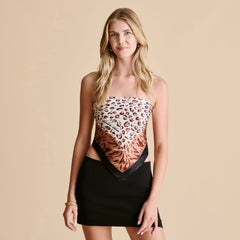 Animal Print Brown Multi Silk Scarf | Women Dolce Vita