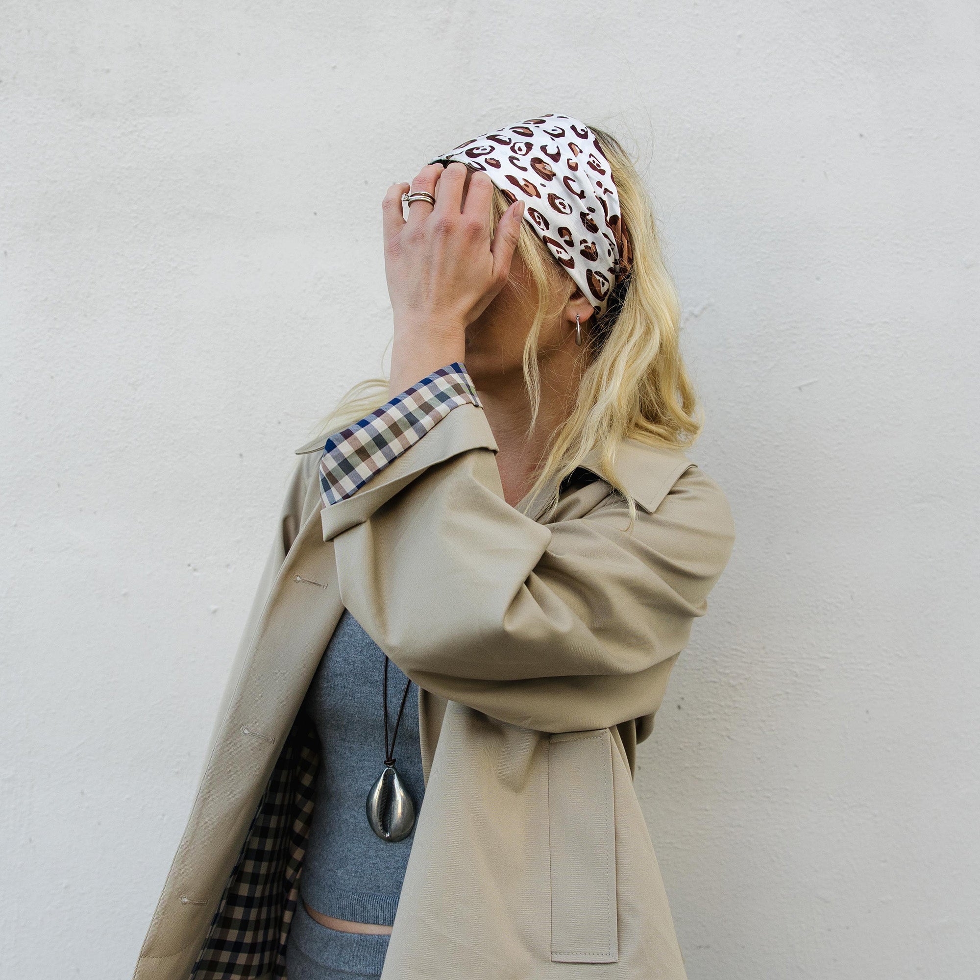 Animal Print Brown Multi Silk Scarf | Women Dolce Vita