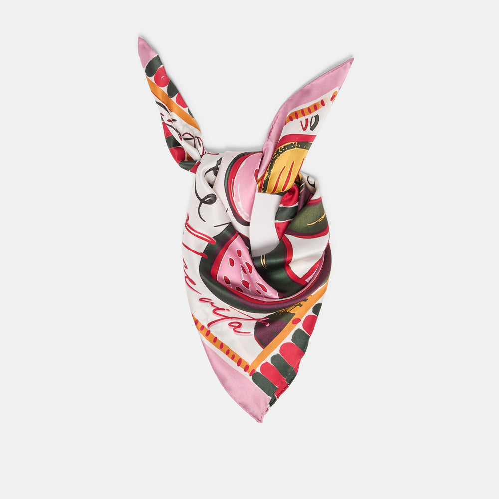 Fruit Pink Multi Scarf | Women Dolce Vita