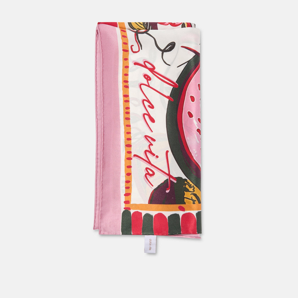 Fruit Pink Multi Scarf | Women Dolce Vita