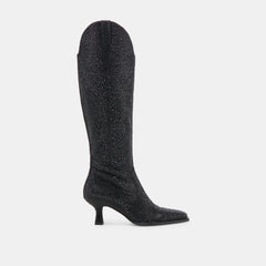 ARIANA CRYSTAL BOOTS BLACK METALLIC CRYSTAL | Dolce Vita Women