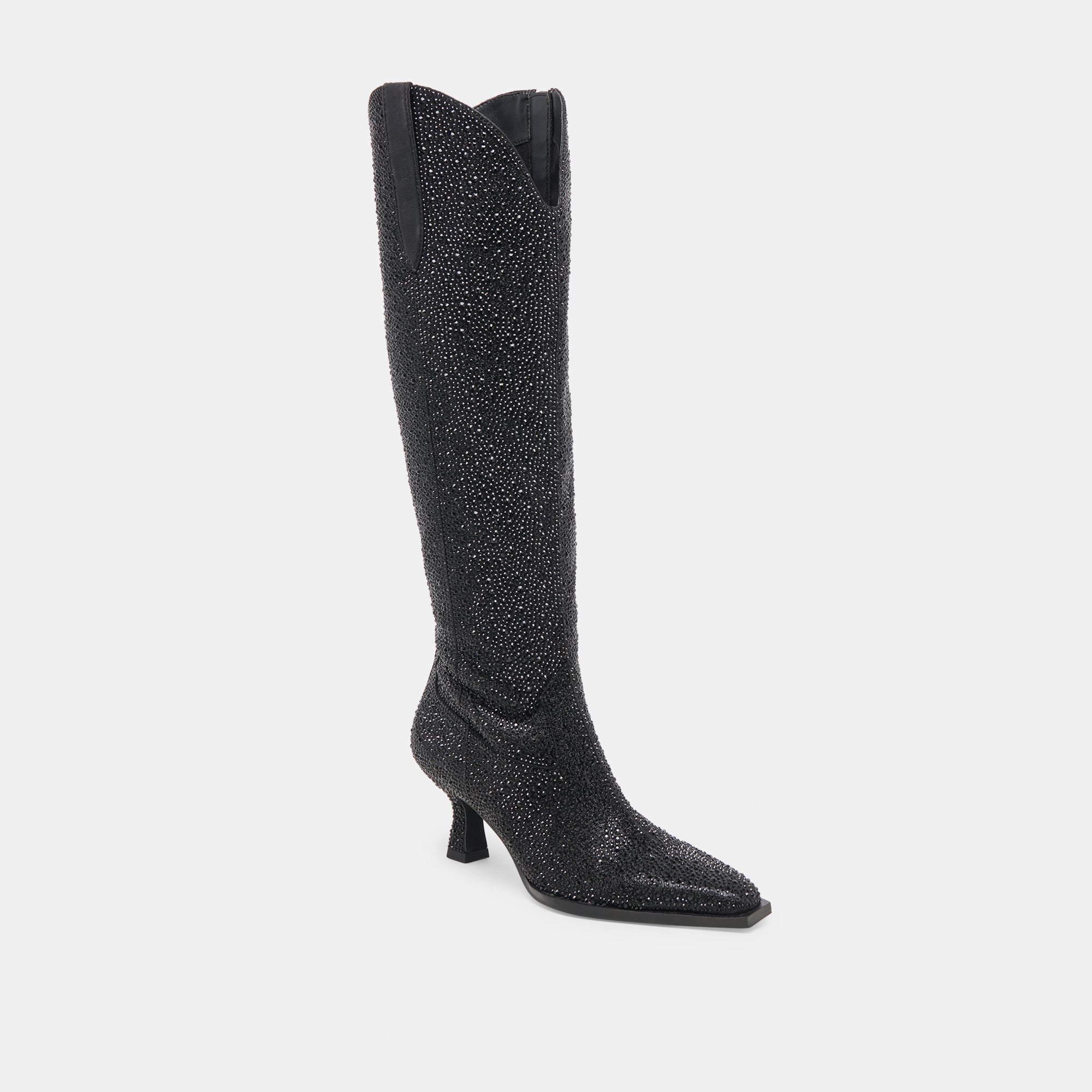 ARIANA CRYSTAL BOOTS BLACK METALLIC CRYSTAL | Dolce Vita Women