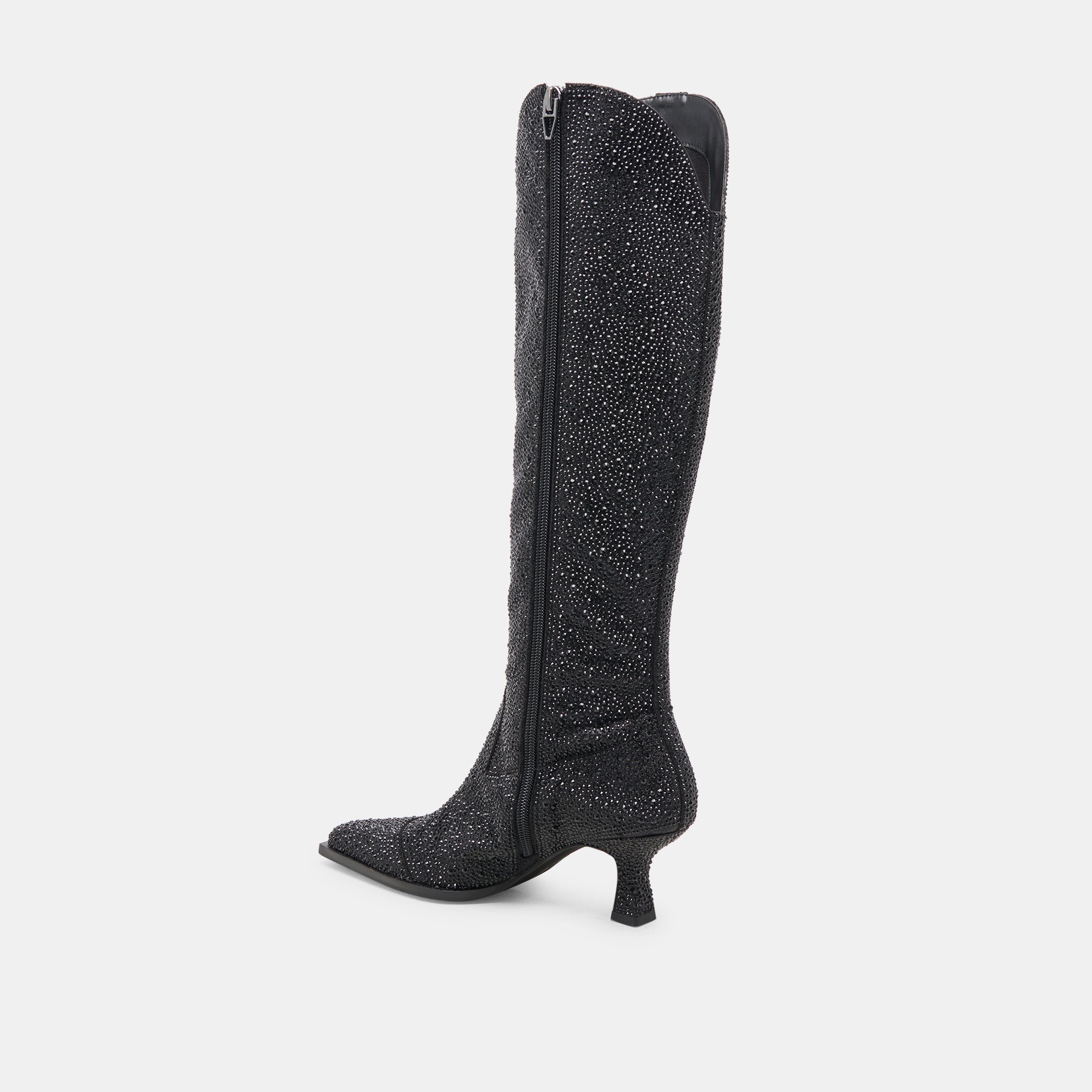 ARIANA CRYSTAL BOOTS BLACK METALLIC CRYSTAL | Dolce Vita Women