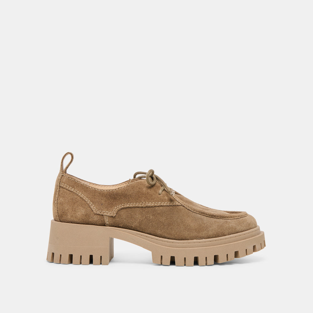 Milza Olive Suede Loafers | Dolce Vita Women