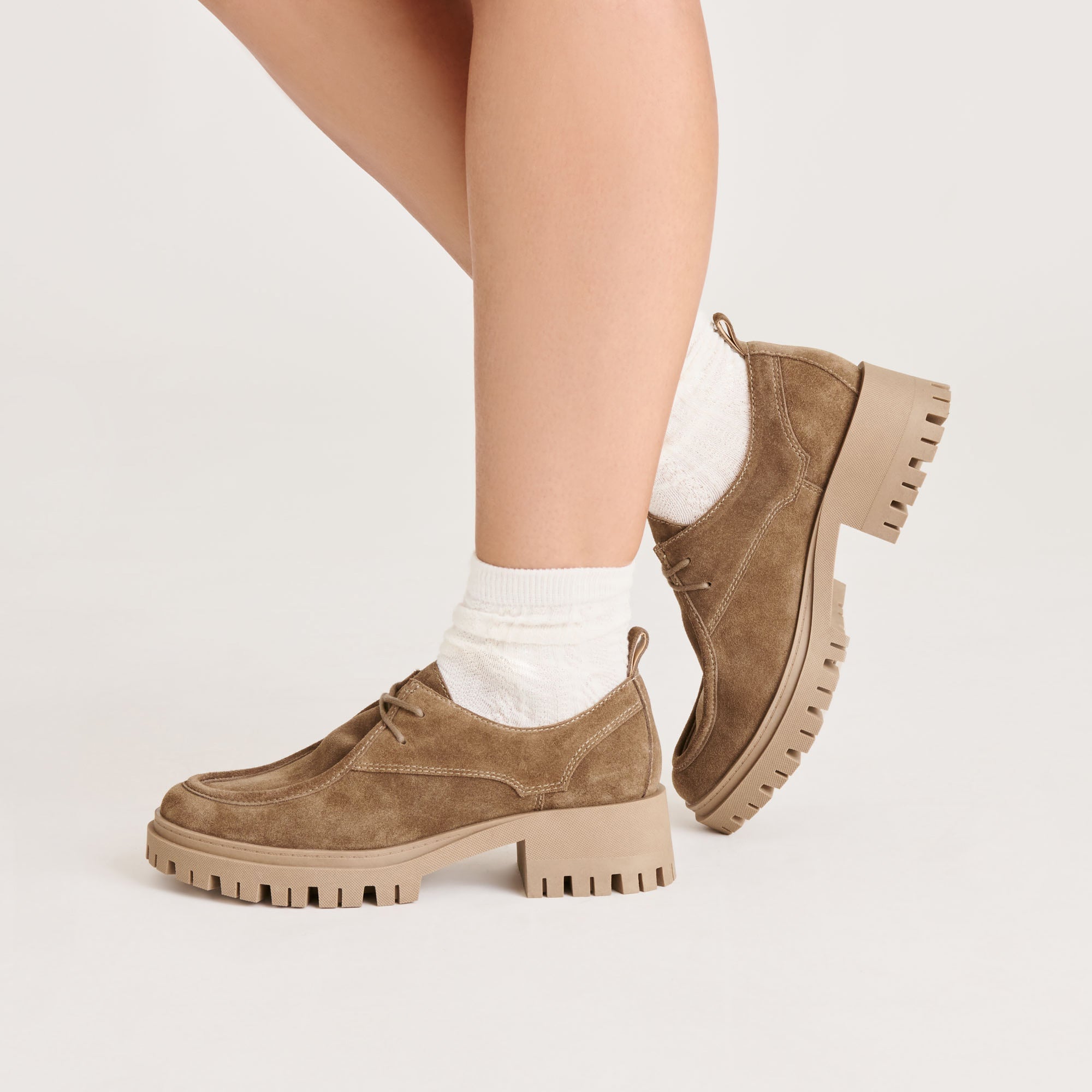 Milza Olive Suede Loafers | Dolce Vita Women