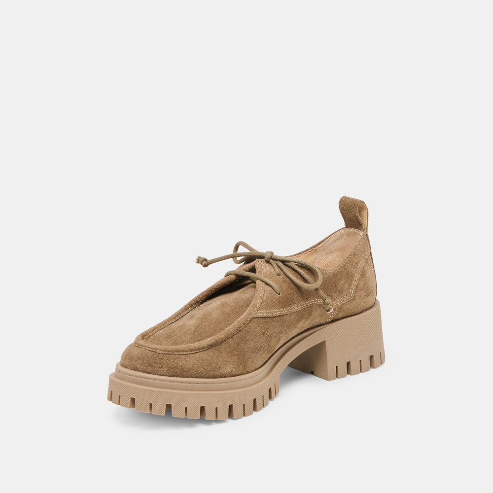 Milza Olive Suede Loafers | Dolce Vita Women