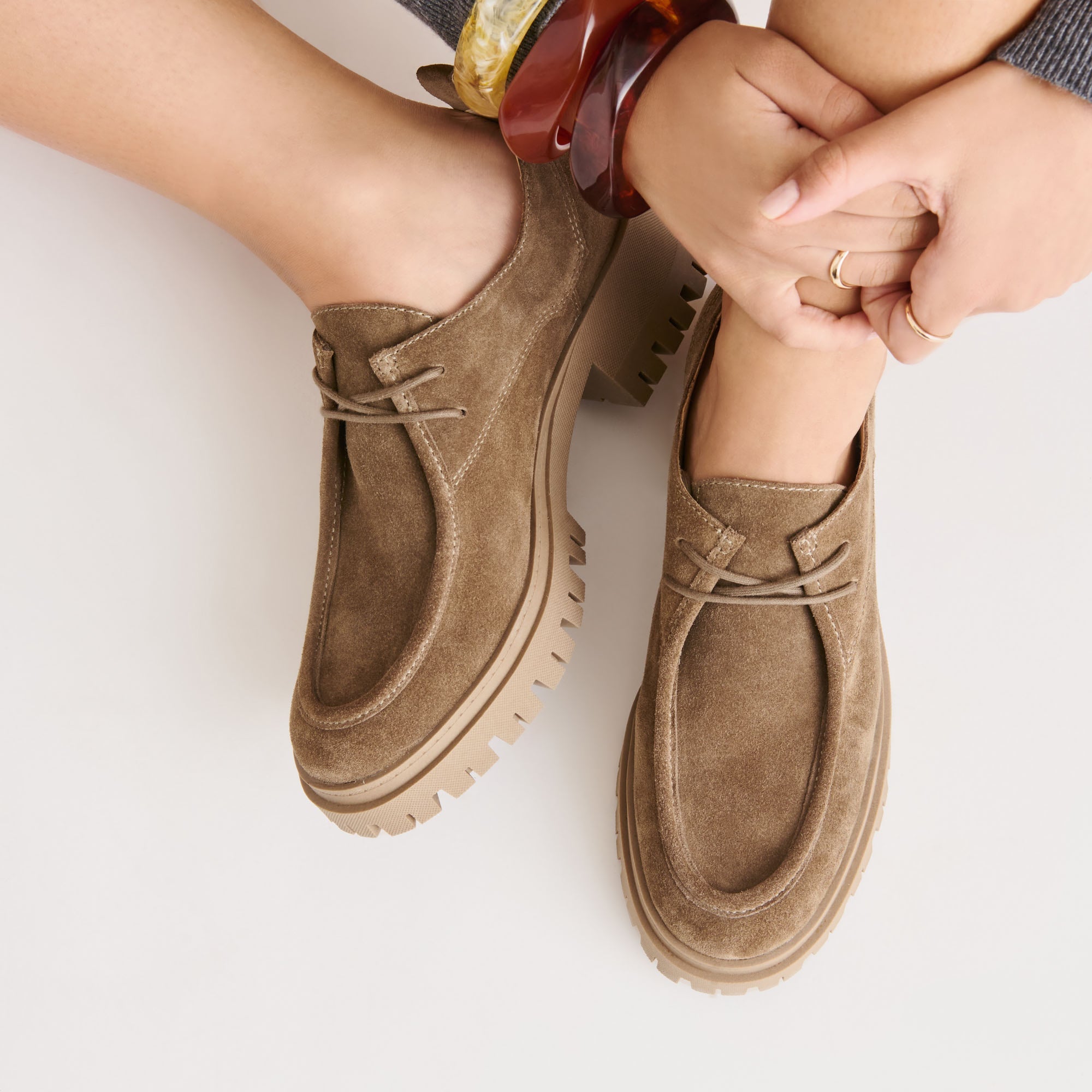 Milza Olive Suede Loafers | Dolce Vita Women