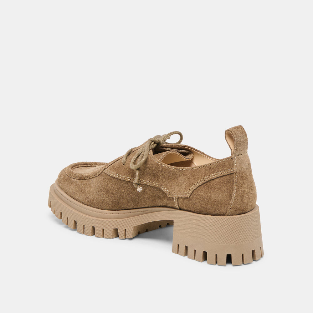 Milza Olive Suede Loafers | Dolce Vita Women