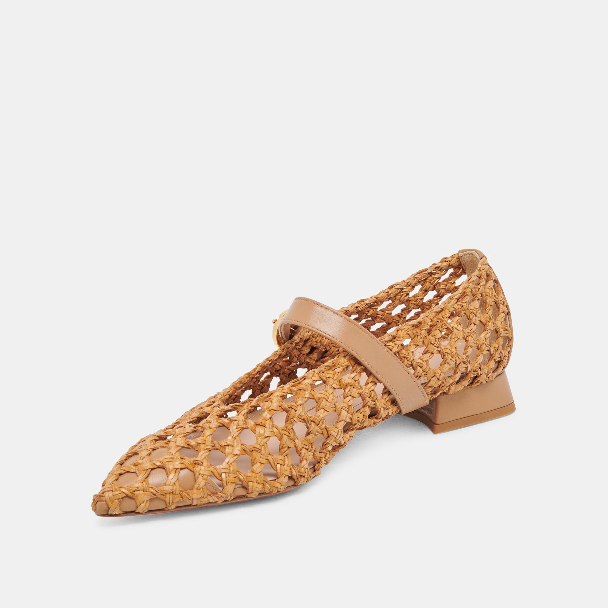CATY BALLET FLATS NATURAL WOVEN | Dolce Vita Women