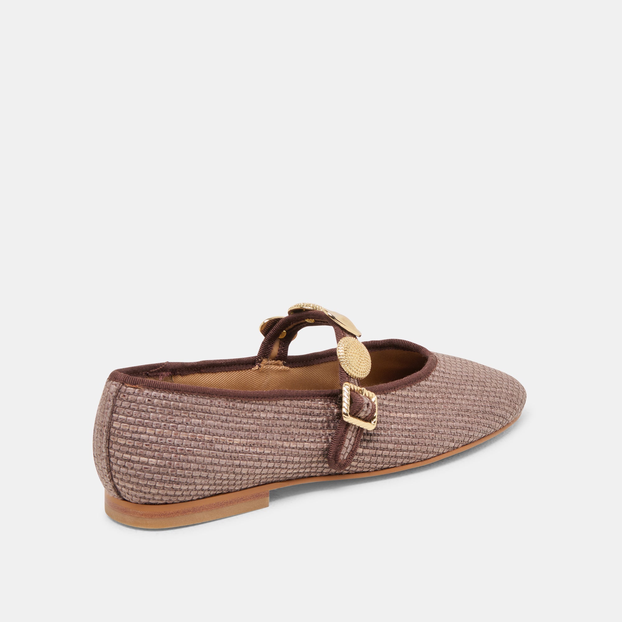 RELAN BALLET FLATS WALNUT RAFFIA | Women Dolce Vita